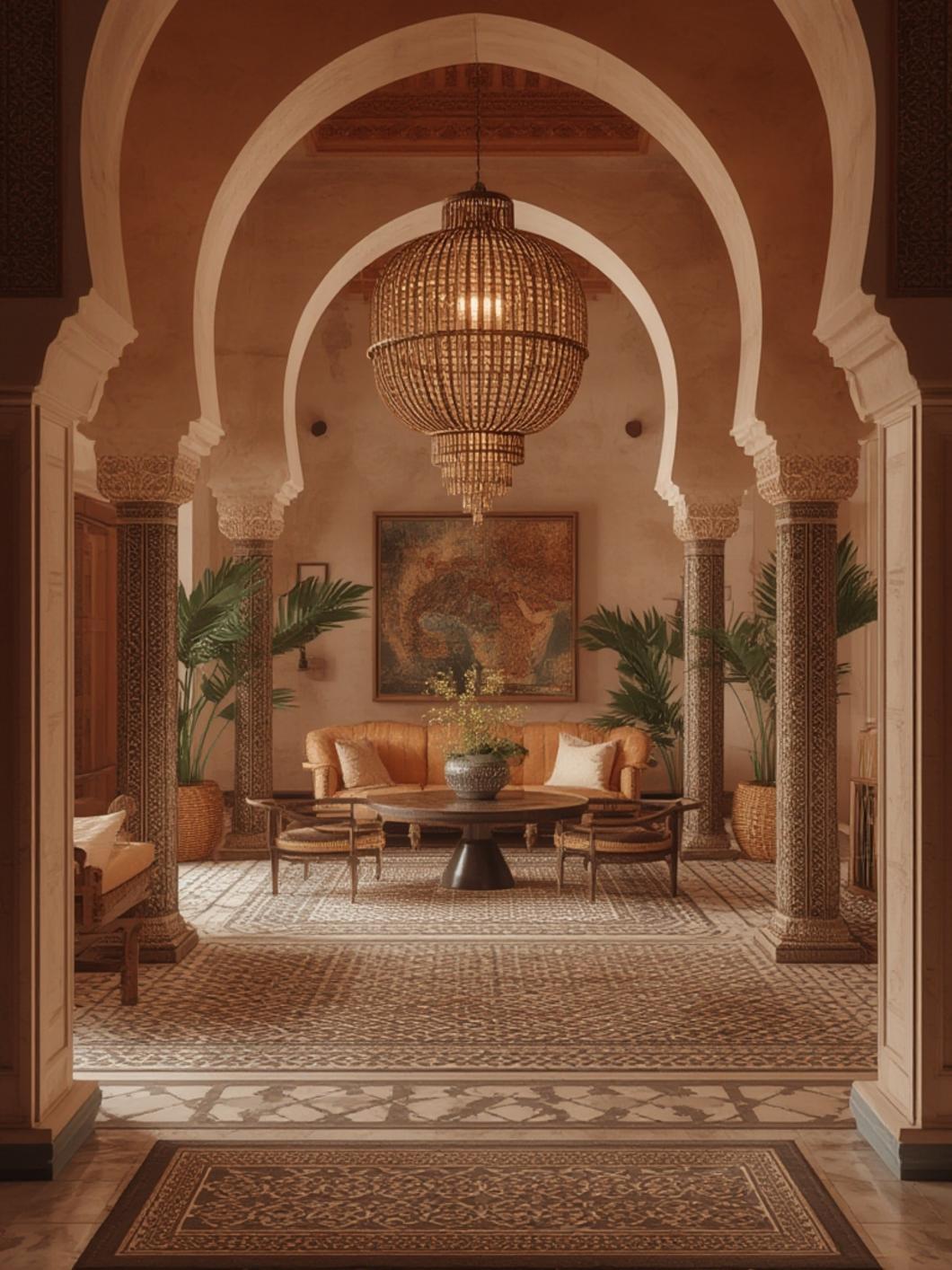 marrakech morocco map