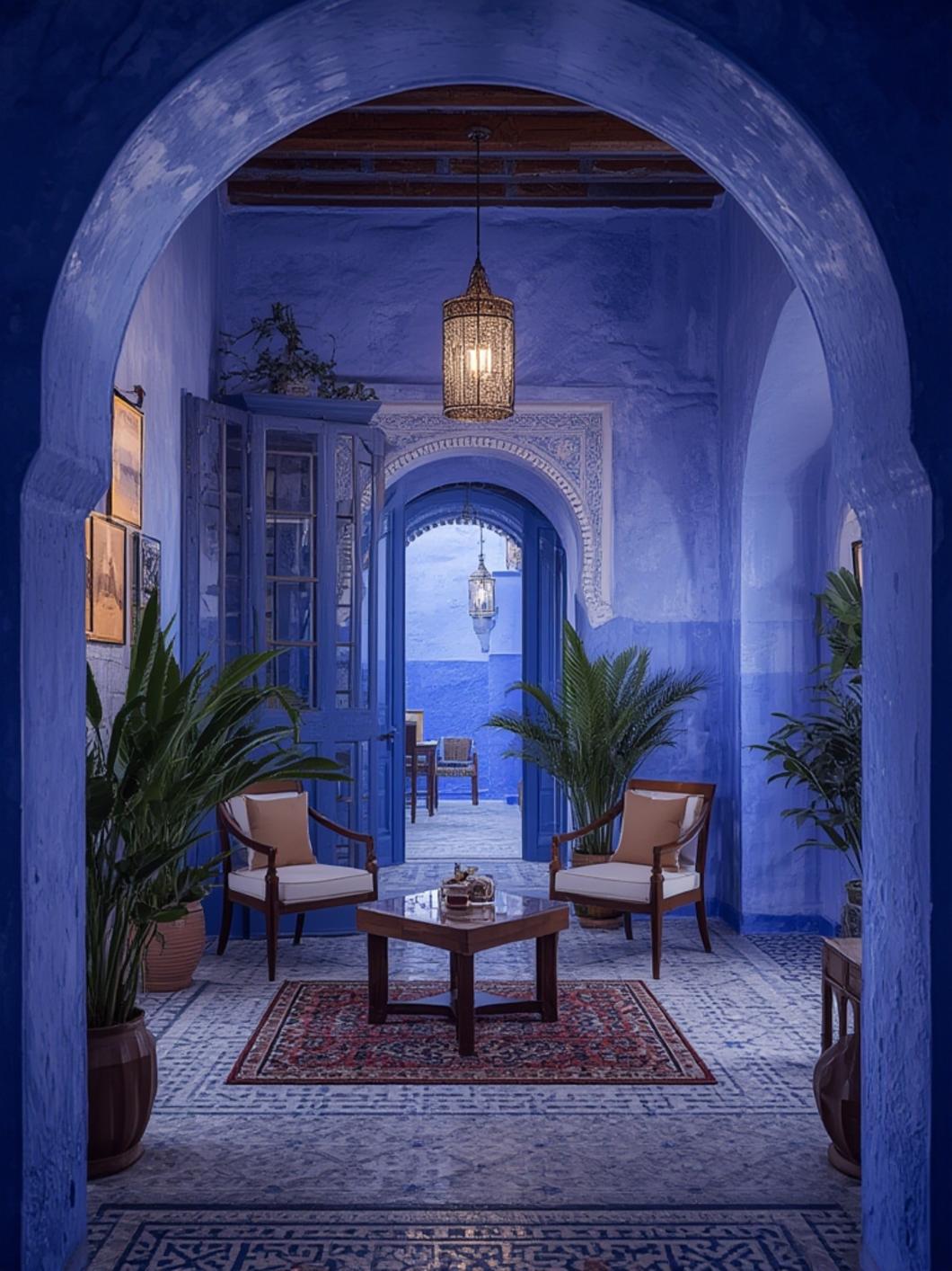 morocco blue city chefchaouen