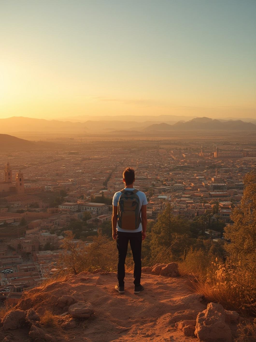 Vibrant Marrakech spice market