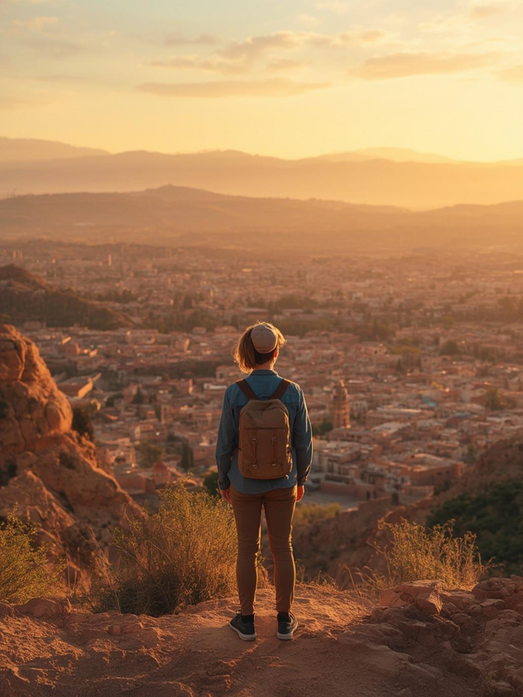 Colorful spices in Marrakech souk